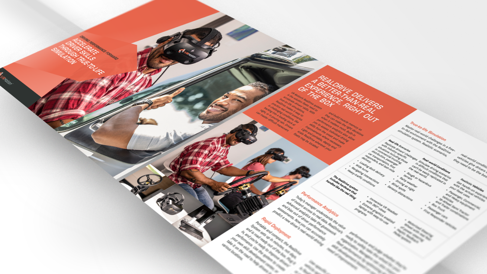 VRmotion solution brief detail VRmotion solution brief detail